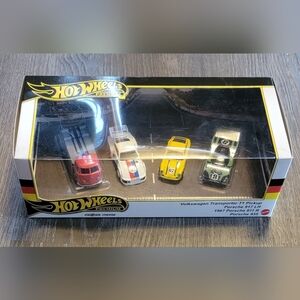 Hotwheels premium porsche set